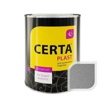 Эмаль по металлу ЦЕРТА-ПЛАСТ графит 0,8 кг