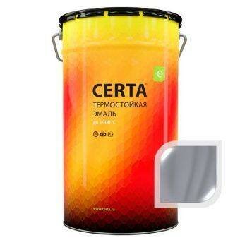 Термостойкая эмаль ЦЕРТА серая до 650 °C 25 кг